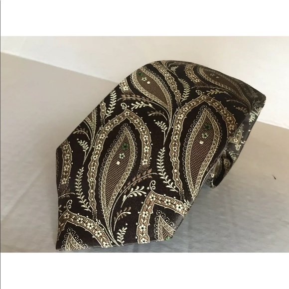 NEW CANALI Men’s Tie DESIGNER LABEL MADE IN ITALY 100% SILK - NWT